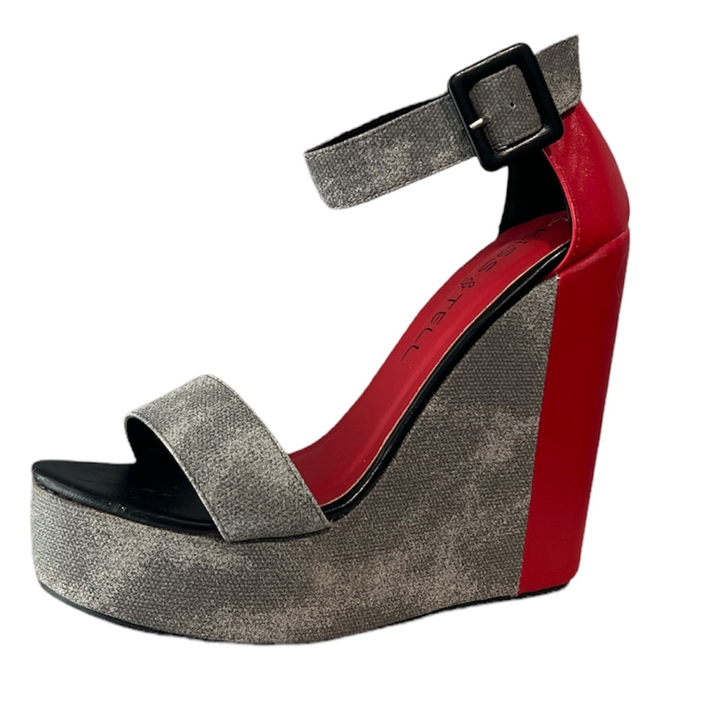 Kiss and Tell Wedge Sandals